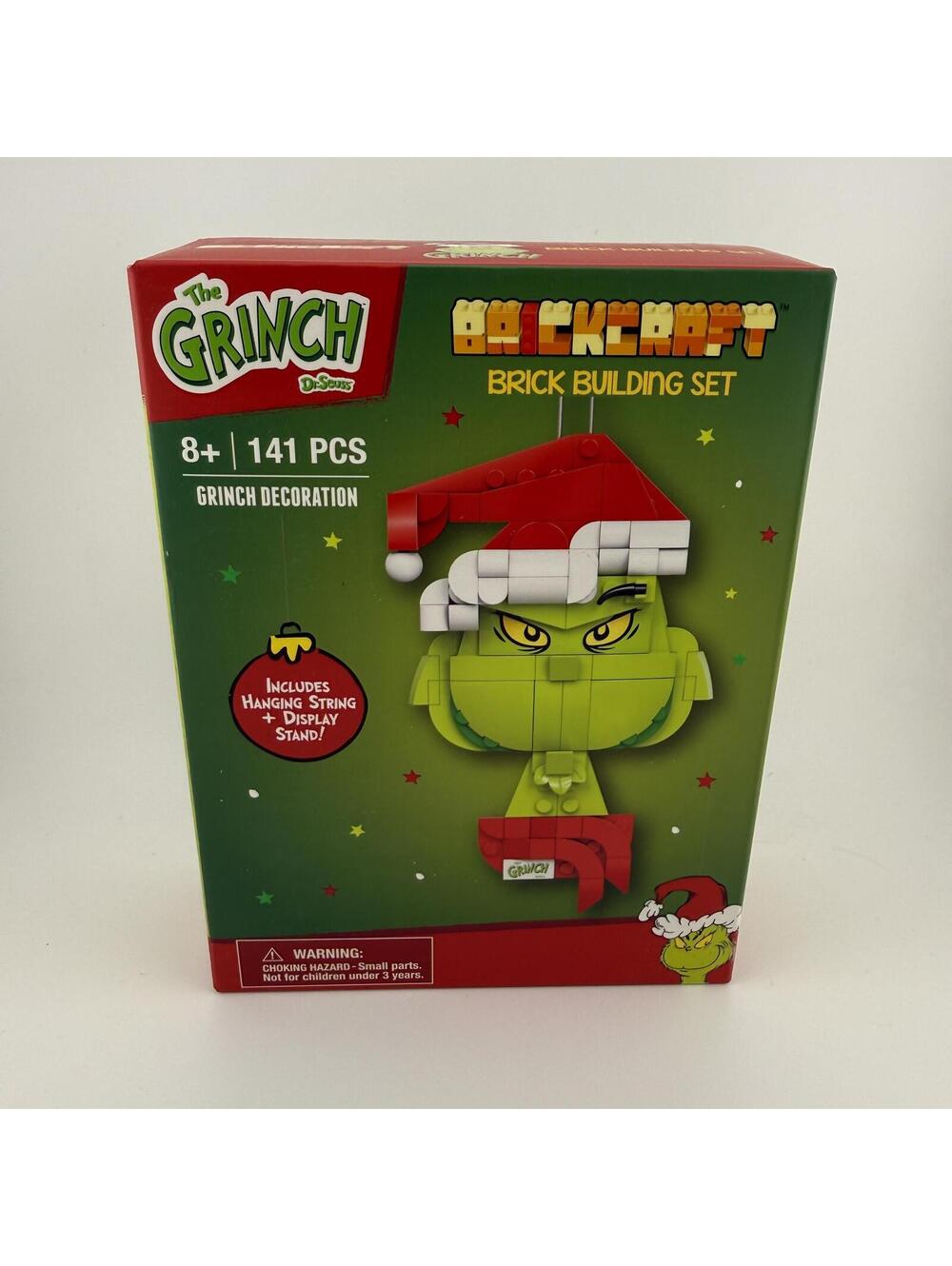 Brickcraft Grinch Building Kit (141-Plastic Piece Set) Decor